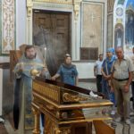 Всенощное бдение в кафедральном Александро-Невском соборе г. Симферополя в канун Недели 12-й по Пятидесятнице.