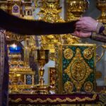 Божественная литургия в субботу первой седмицы Великого поста в кафедральном соборе святого благоверного князя Александра Невского.