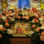 Праздничные богослужения в день празднования Введения во храм Пресвятой Богородицы, в кафедральном соборе святого благоверного князя Александра Невского