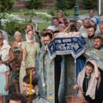 Утреня с чином Погребения Плащаницы Пресвятой Богородицы в кафедральном соборе святого благоверного князя Александра Невского г. Симферополя.
