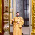 Всенощное бление в канун дня памяти святителя Николая, архиепископа Мир Ликийских, чудотворца в кафедральном Александро-Невском соборе.