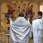 ЛАЗАРЕВА СУББОТА. БОГОСЛУЖЕНИЕ В КАФЕДРАЛЬНОМ АЛЕКСАНДРО-НЕВСКОМ СОБОРЕ Г. СИМФЕРОПОЛЯ