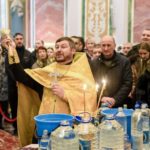 Водосвятный молебен на новолетие в кафедральном соборе святого благоверного князя Александра Невского г. Симферополя.