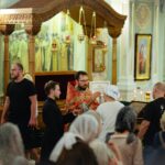 Богослужения в Александро-Невском кафедральном соборе в день Усекновение главы Пророка, Предтечи и Крестителя Господня Иоанна.