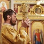 Всенощное бдение в кафедральном соборе святого благоверного князя Александра Невского г. Симферополя в канун Недели 4-й по Пятидесятнице.
