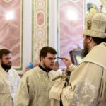 В КАНУН ПРАЗДНИКА ПРЕОБРАЖЕНИЯ ГОСПОДНЯ ЕПИСКОП БАХЧИСАРАЙСКИЙ КАЛЛИНИК СОВЕРШИЛ ВСЕНОЩНОЕ БДЕНИЕ  В КАФЕДРАЛЬНОМ АЛЕКСАНДРО-НЕВСКОМ СОБОРЕ Г. СИМФЕРОПОЛЯ