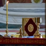 В праздник Покрова Пресвятой Богородицы, в кафедральном соборе святого благоверного князя Александра Невского г. Симферополя прошел малый престольный праздник в честь Покрова Пресвятой Богородицы.