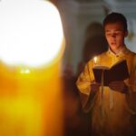 Праздничные богослужения в нижнем храме Александро-Невского кафедрального собора в день памяти равноапостольного великого князя Владимира и празднования 1038-летия Крещения Руси