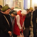 Богослужение в канун Недели 26-й по Пятидесятнице в кафедральном соборе святого благоверного князя Александра Невского.