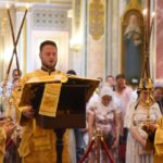 Архиерейское богослужение в Неделю 9-ю по Пятидесятнице в кафедральном Александро-Невском соборе г. Симферополя.