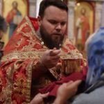 Ночная Божественная литургия в кафедральном соборе святого благоверного князя Александра Невского г. Симферополя.