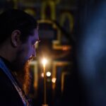 Повечерие с чтением канона преподобного Андрея Критского в Александро-Невском кафедральном соборе.