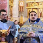 Молебен для учащих и учащихся перед началом учебного года в кафедральном Свято-Александро-Невском соборе г. Симферополя.