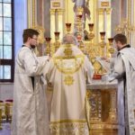 В ПРАЗДНИК ВОЗНЕСЕНИЯ ГОСПОДНЯ ЕПИСКОП ЯЛТИНСКИЙ НЕСТОР СОВЕРШИЛ ЛИТУРГИЮ В КАФЕДРАЛЬНОМ СОБОРЕ СВЯТОГО БЛАГОВЕРНОГО КНЯЗЯ АЛЕКСАНДРА НЕВСКОГО Г. СИМФЕРОПОЛЯ.