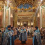 Праздничные богослужения в Александро-Невском кафедральном соборе в праздник Введения во храм Пресвятой Владычицы нашей Богородицы и Приснодевы Марии.