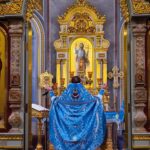 Праздничные богослужения в день празднования Введения во храм Пресвятой Богородицы, в кафедральном соборе святого благоверного князя Александра Невского