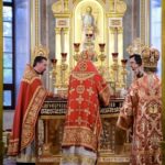 В ДЕНЬ ПРАЗДНОВАНИЯ ПЕРЕНЕСЕНИЯ МОЩЕЙ  СВЯТИТЕЛЯ  И ЧУДОТВОРЦА НИКОЛАЯ МИТРОПОЛИТ СИМФЕРОПОЛЬСКИЙ И КРЫМСКИЙ ЛАЗАРЬ ВОЗГЛАВИЛ ЛИТУРГИЮ В АЛЕКСАНДРО-НЕВСКОМ КАФЕДРАЛЬНОМ СОБОРЕ Г. СИМФЕРОПОЛЯ.