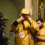 Божественная литургия в день памяти святителя Спиридона, епископа Тримифунтского в нижнем храме имени св.Гурия Таврического.