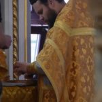 Божественная литургия в кафедральном Александро-Невском соборе г. Симферополя в Неделю 3-ю по Пятидесятнице.