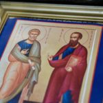 Всенощное бдение в кафедральном Александро-Невском соборе г. Симферополя в канун дня памяти славных и всехвальных первоверховных апостолов Петра и Павла.