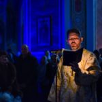 Всенощное бдение в кафедральном Александро-Невском соборе в канун праздника Крещения Господа Бога и Спаса нашего Иисуса Христа.