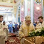 В ПРАЗДНИК ВОЗНЕСЕНИЯ ГОСПОДНЯ ЕПИСКОП ЯЛТИНСКИЙ НЕСТОР СОВЕРШИЛ ЛИТУРГИЮ В КАФЕДРАЛЬНОМ СОБОРЕ СВЯТОГО БЛАГОВЕРНОГО КНЯЗЯ АЛЕКСАНДРА НЕВСКОГО Г. СИМФЕРОПОЛЯ.