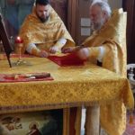 В день празднования святого апостола и евангелиста Матфея (Левия), брата апостола Иакова Алфеева епископ Ялтинский Нестор совершил Литургию в  нижнем храме (во имя святителя Гурия, Архиепископа Таврического) .