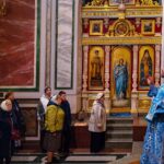 Праздничные богослужения в день празднования Введения во храм Пресвятой Богородицы, в кафедральном соборе святого благоверного князя Александра Невского