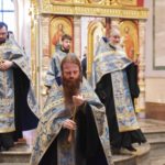 В канун Субботы Акафиста  совершена утреня с чтением акафиста Божией Матери в кафедральном Свято-Александро-Невском соборе г Симферополя.