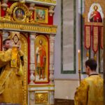 Всенощное бдение в кафедральном Свято-Александро-Невском соборе г. Симферополя в канун Недели 8-й по Пятидесятнице.