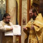 Наместник Спасо-Преображенского мужского монастыря г. Саратова возглавил Божественную литургию в нижнем храме имени св.Гурия Таврического, кафедрального Свято- Александро- Невского собора г.Симферополя.