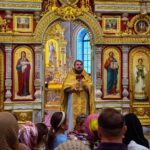 Богослужение  в праздник Сретения Владимирской иконы Божией Матери в кафедральном Александро-Невском соборе
