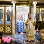 В ПРАЗДНИК КАЗАНСКОЙ ИКОНЫ БОЖИЕЙ МАТЕРИ ЕПИСКОП БАХЧИСАРАЙСКИЙ КАЛЛИНИК ВОЗГЛАВИЛ ЛИТУРГИЮ В АЛЕКСАНДРО-НЕВСКОМ КАФЕДРАЛЬНОМ СОБОРЕ Г. СИМФЕРОПОЛЯ.