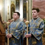 В  кафедральном Александро-Невском соборе г. Симферополя было совершено всенощное бдение в канун праздника Введения во храм Пресвятой Владычицы нашей Богородицы и Приснодевы Марии