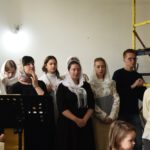 Молодежный хор просветительского центра им. свт. Гурия Таврического  приняли участие в престольных торжествах в храме 4-х святителей московских: Петра, Алексия, Ионы и Филиппа при Православном молодёжном просветительском центре «Зёрна» .равославном