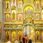 Богослужения в Александро-Невском кафедральном соборе в праздник Воскресения Словущего