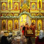 Богослужения в Александро-Невском кафедральном соборе в праздник Воскресения Словущего