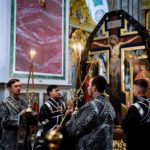 ЕПИСКОП БАХЧИСАРАЙСКИЙ КАЛЛИНИК СОВЕРШИЛ ВЕЛИКОЕ ПОВЕЧЕРИЕ С ЧТЕНИЕМ ПОКАЯННОГО КАНОНА  В ЧЕТВЕРГ 1-Й СЕДМИЦЫ ВЕЛИКОГО ПОСТА  В АЛЕКСАНДРО-НЕВСКОМ КАФЕДРАЛЬНОМ  СОБОРЕ Г. СИМФЕРОПОЛЯ.