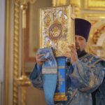 Праздничные богослужения в Александро-Невском кафедральном соборе в праздник Покрова Пресвятой Владычицы нашей Богородицы и Приснодевы Марии
