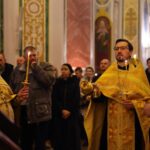 Богослужение в канун Недели 23-й по Пятидесятнице в кафедральном Александро-Невском соборе