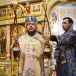 В НЕДЕЛЮ 24-Ю ПО ПЯТИДЕСЯТНИЦЕ ЕПИСКОП БАХЧИСАРАЙСКИЙ КАЛЛИНИК СОВЕРШИЛ БОЖЕСТВЕННУЮ ЛИТУРГИЮ В КАФЕДРАЛЬНОМ СОБОРЕ СВЯТОГО БЛАГОВЕРНОГО КНЯЗЯ АЛЕКСАНДРА НЕВСКОГО Г. СИМФЕРОПОЛЯ.
