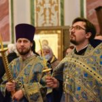 В КАНУН ПРАЗДНИКА ВВЕДЕНИЯ ВО ХРАМ ПРЕСВЯТОЙ БОГОРОДИЦЫ ЕПИСКОП ЯЛТИНСКИЙ НЕСТОР СОВЕРШИЛ ВСЕНОЩНОЕ БДЕНИЕ В КАФЕДРАЛЬНОМ АЛЕКСАНДРО-НЕВСКОМ СОБОРЕ Г. СИМФЕРОПОЛЯ.