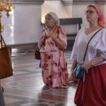Всенощное бдение в канун Недели 9-й, по Пятидесятнице в кафедральном Александро-Невском соборе.
