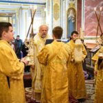 ЕПИСКОП ЯЛТИНСКИЙ НЕСТОР ВОЗГЛАВИЛ ВОСКРЕСНУЮ БОЖЕСТВЕННУЮ ЛИТУРГИЮ В КАФЕДРАЛЬНОМ АЛЕКСАНДРО-НЕВСКОМ СОБОРЕ Г. СИМФЕРОПОЛЯ.
