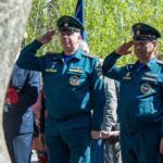 В честь 40-й годовщины аварии на Чернобыльской АЭС, в г. Симферополе состоялась церемония возложения цветов к памятнику жертвам Чернобыльской катастрофы