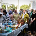 В ПРАЗДНИК ПРОИСХОЖДЕНИЯ ЧЕСТНЫХ ДРЕВ ЖИВОТВОРЯЩЕГО КРЕСТА ГОСПОДНЯ ЕПИСКОП БАХЧИСАРАЙСКИЙ КАЛЛИНИК ВОЗГЛАВИЛ ЛИТУРГИЮ В АЛЕКСАНДРО-НЕВСКОМ КАФЕДРАЛЬНОМ СОБОРЕ Г. СИМФЕРОПОЛЯ