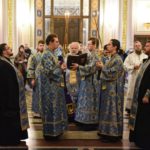 В КАНУН ПРАЗДНИКА ВВЕДЕНИЯ ВО ХРАМ ПРЕСВЯТОЙ БОГОРОДИЦЫ ЕПИСКОП ЯЛТИНСКИЙ НЕСТОР СОВЕРШИЛ ВСЕНОЩНОЕ БДЕНИЕ В КАФЕДРАЛЬНОМ АЛЕКСАНДРО-НЕВСКОМ СОБОРЕ Г. СИМФЕРОПОЛЯ.