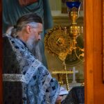 Литургия Преждеосвященных Даров в нижнем храме (во имя святителя Гурия, Архиепископа Таврического).