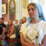 Всенощное бдение в кафедральном Свято-Александро-Невском соборе г. Симферополя в канун Недели 10-й по Пятидесятнице.