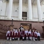 Александро-Невский кафедральный собор г. Симферополя посетили ученики казачьего класса МБОУ средней общеобразовательной школы № 29 имени Г. К. Жукова